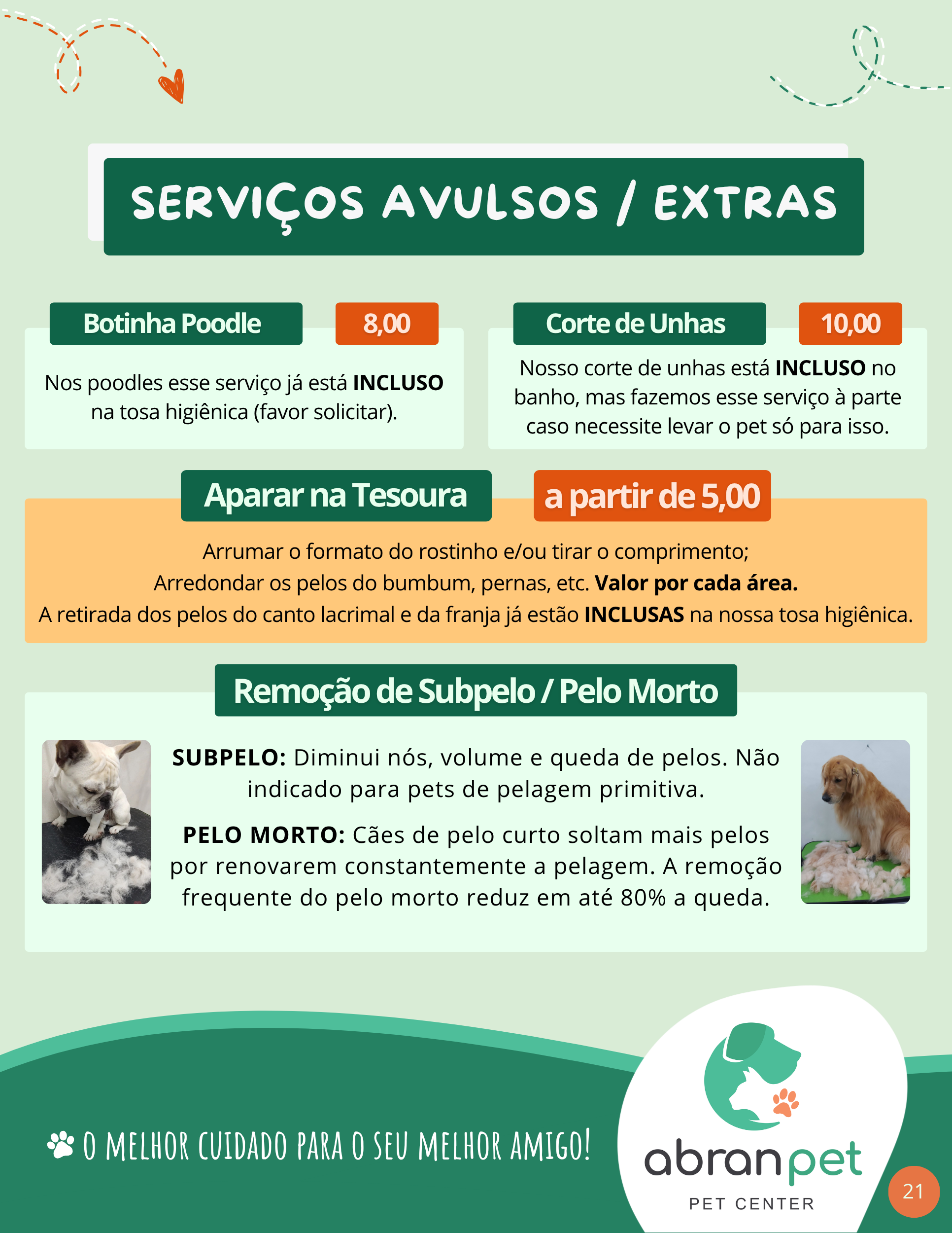 Serviços Avulsos - Tesoura e Remoção