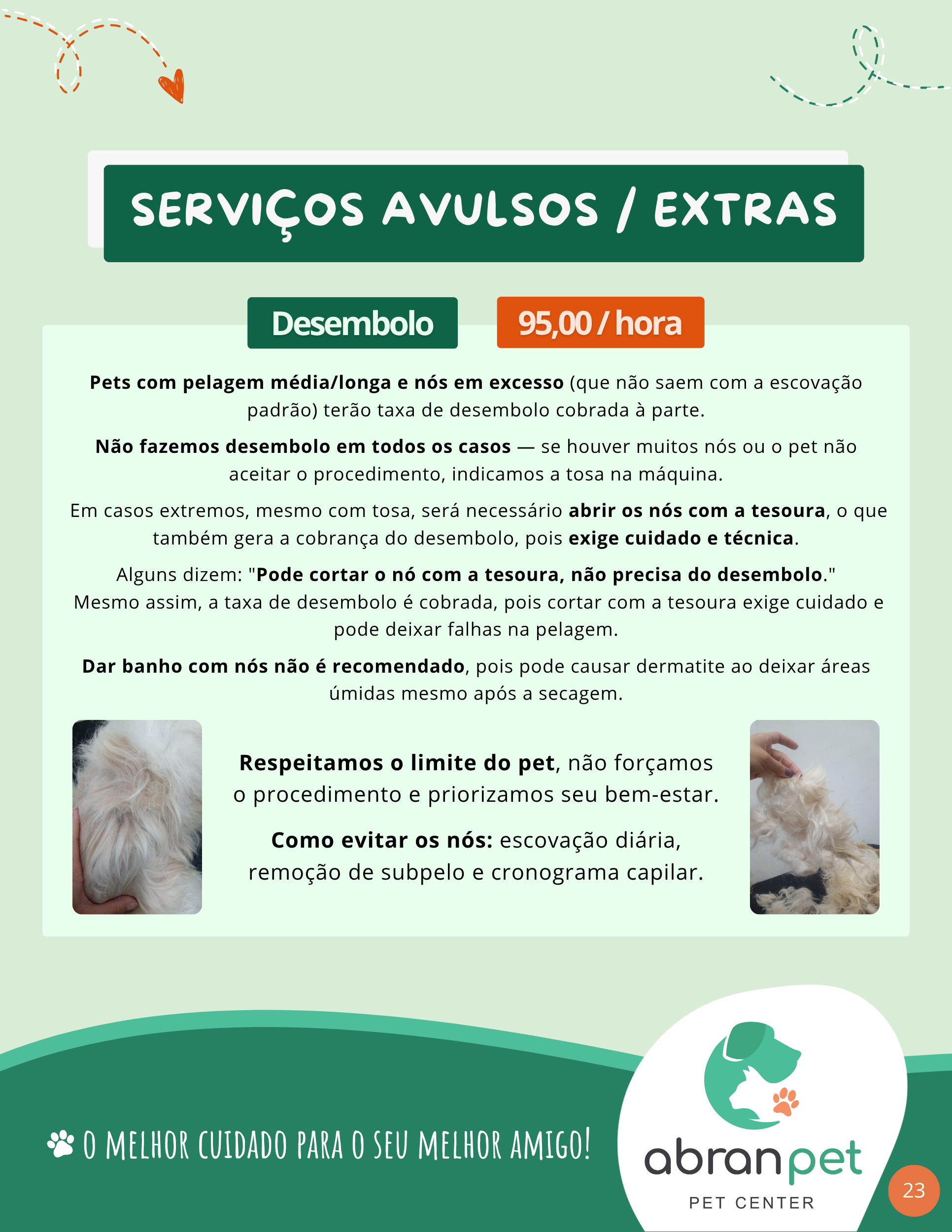 Serviços Avulsos - Desembolo